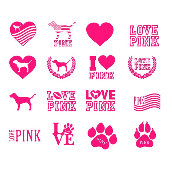 Download Free font_Love pink svg pink love svg love pink clipart | Etsy