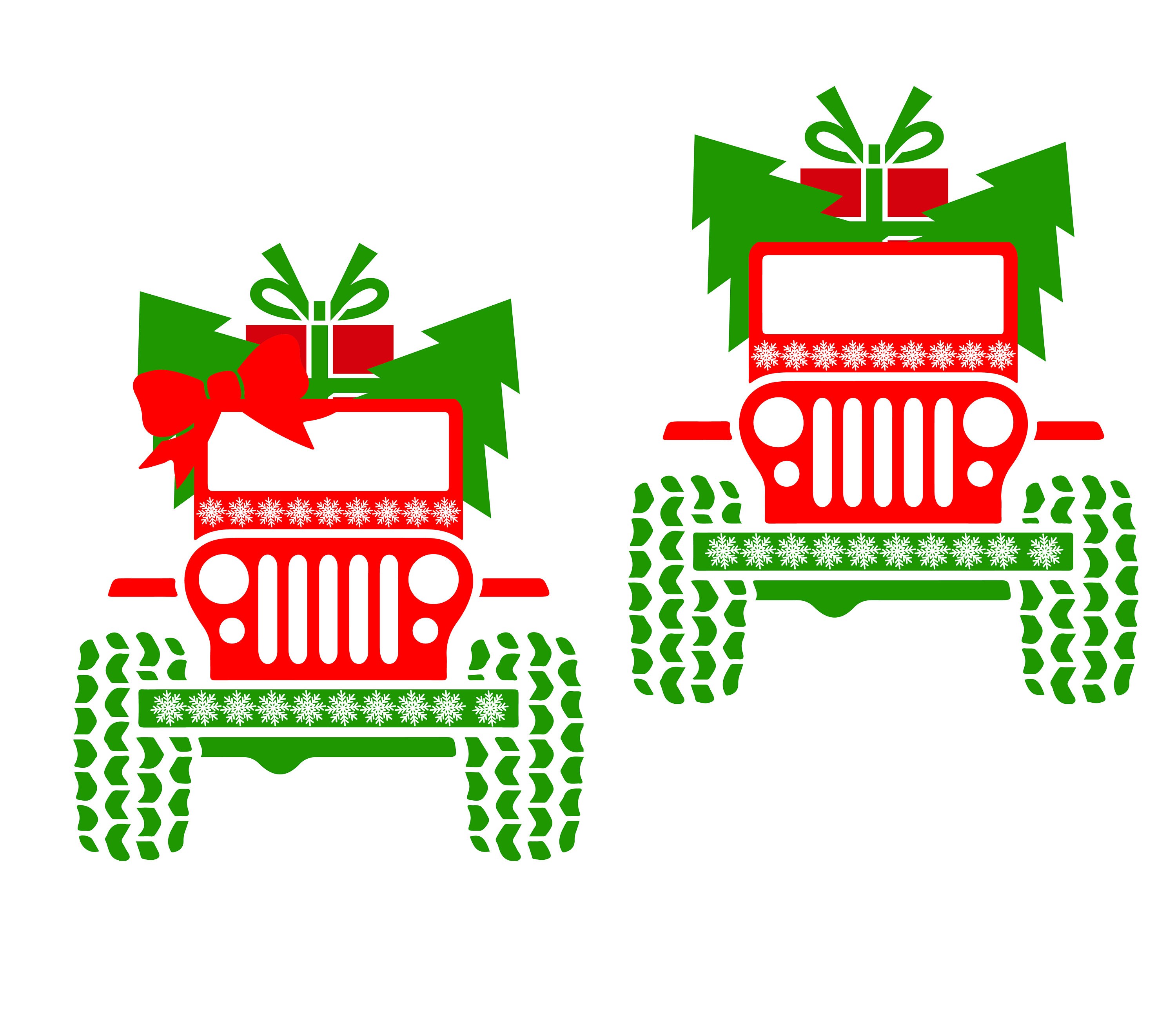 Download Free font_ Jeep Christmas Svg Christmas Tree Svg Cutting ...