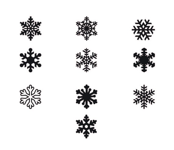 Download Free font_ Winter Snowflakes svg png dxf file for cricut ...