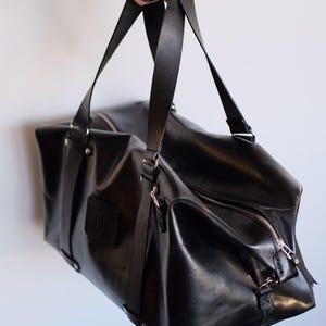 Leather Weekender Bag image 5