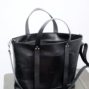 Truelove Leather Tote Bag: Handmade Crossbody Shoulder Bag