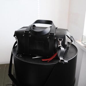 Leather Weekender Bag image 1