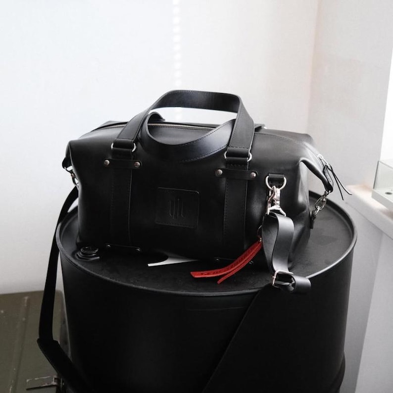 Leather Weekender Bag image 1