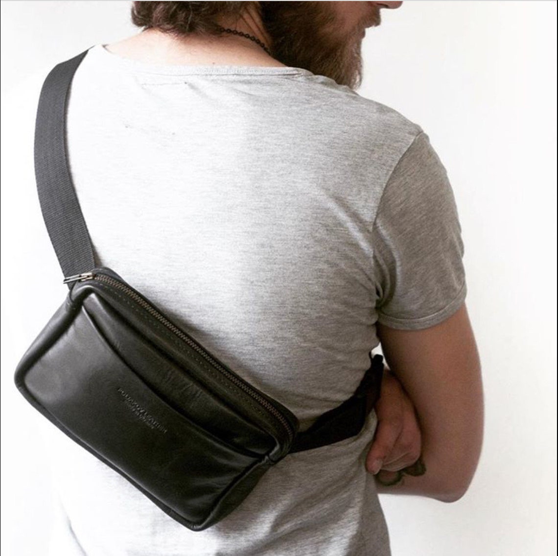 Boombag Organic Handmade Leather Hip Bag Fanny Pack Bumbag Etsy