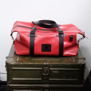 Leather Weekender Bag image 11