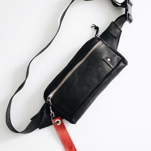 Neo Boombag, Organic Handmade Leather Hip Bag, Fanny Pack, Bumbag, Belt Bag, Waist Bag, Waist Pouch, Money Belt, Festival Belt, Hip Pouch