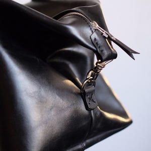 Leather Weekender Bag image 4