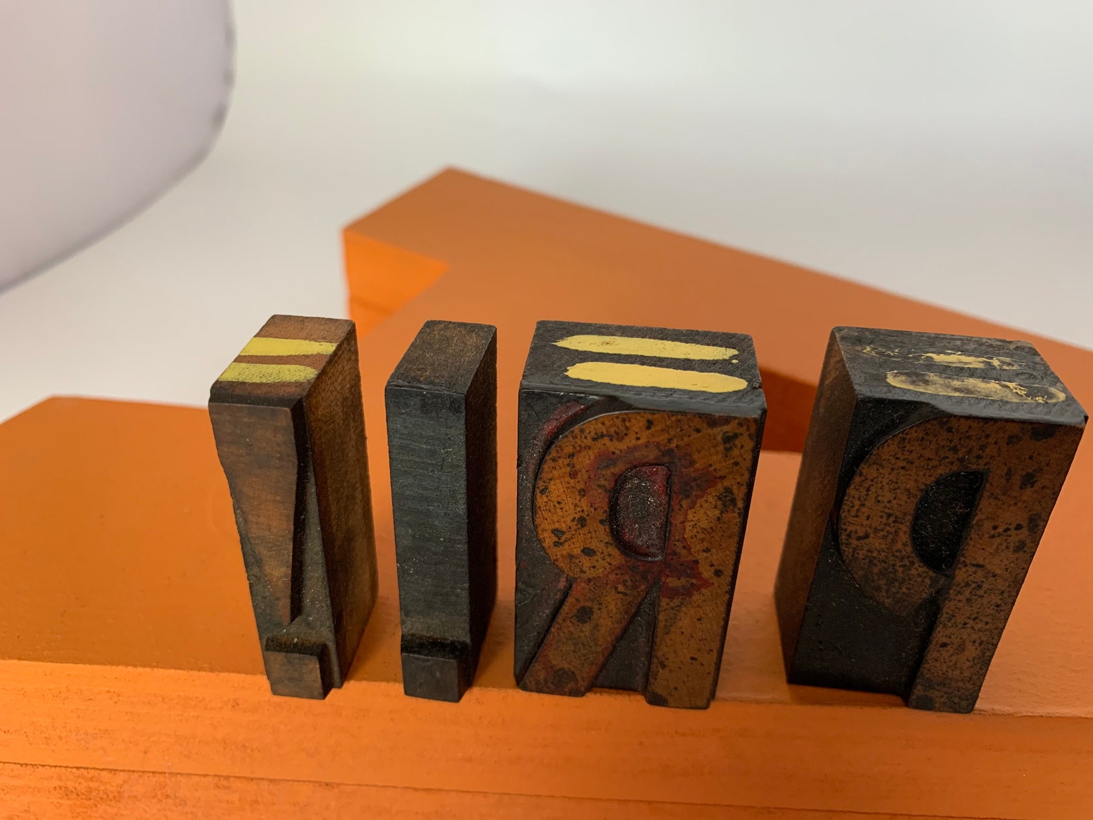 Vintage Wooden Printing Press Blocks/4 Wooden Printing Press Etsy