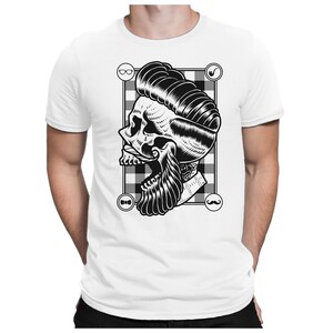 Hipster Skull - Herren Fun T-Shirt - Bedruckt - Small bis 4XL - PAPAYANA