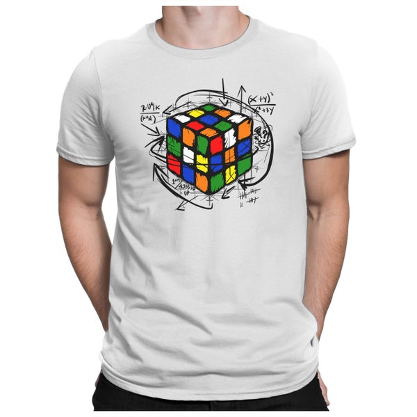 Magic Cube - Herren Fun T-Shirt - Bedruckt - Small bis 4XL - PAPAYANA