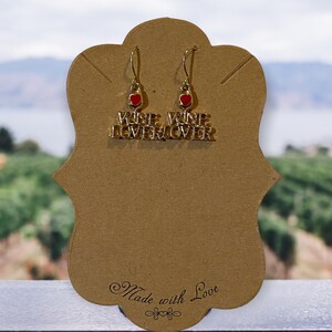 Wine Earrings, Wine Lover Earrings, Wine Time Earrings, Cocktail Earrings, Liquor Earrings,