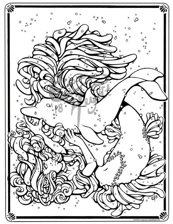 104+ Coloring Book Mermaid Free