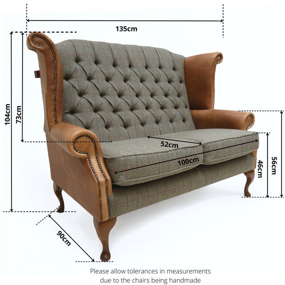 radicaal Tactiel gevoel Tranen Chesterfield Queen Anne Wing Back 2 Seater Sofa in Bracken - Etsy Sweden radicaal Tactiel gevoel Tranen Chesterfield Queen Anne Wing Back 2 Seater Sofa in Bracken - Etsy Sweden