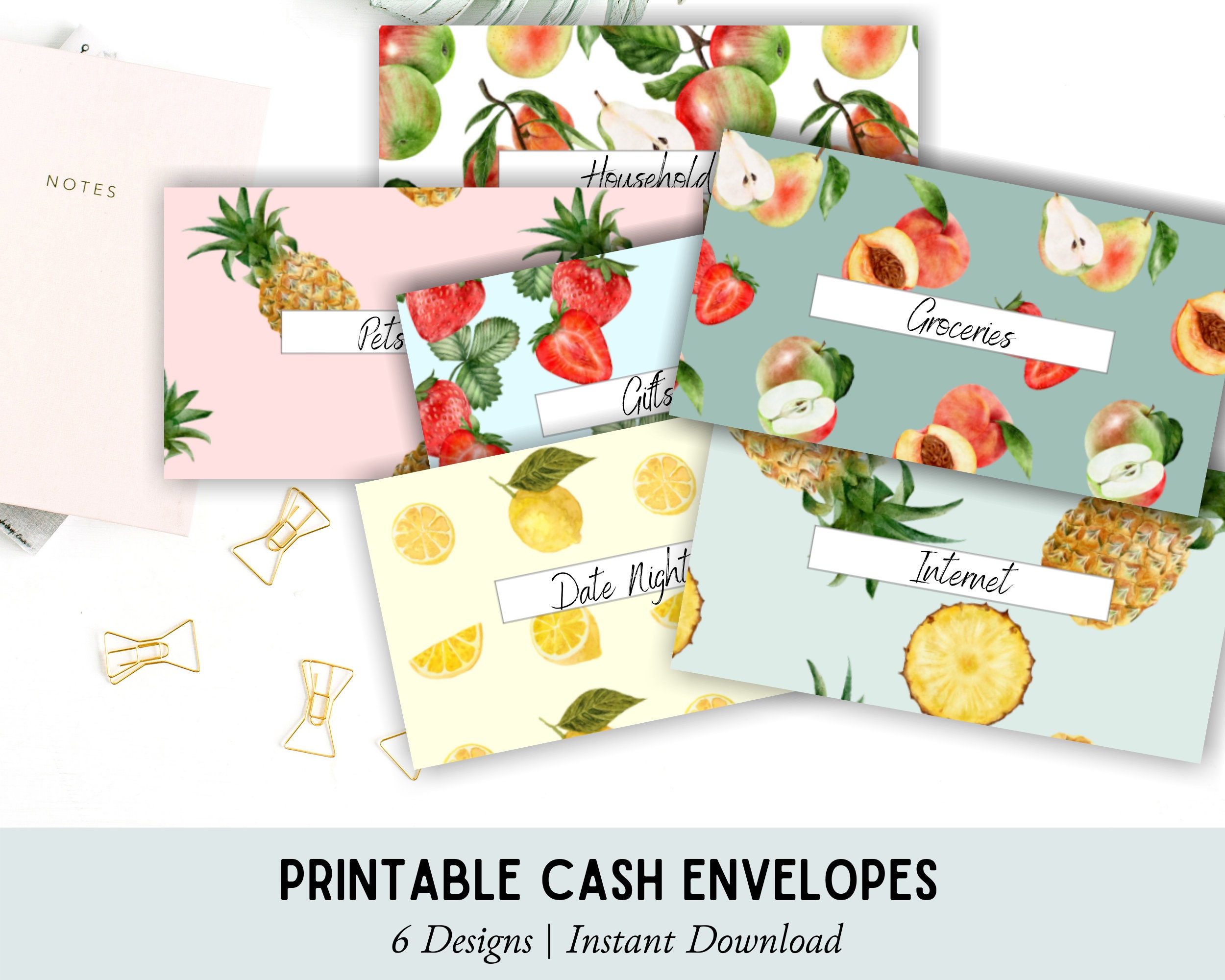 Cash Envelope Printable Cash Envelope System for Simple | Etsy