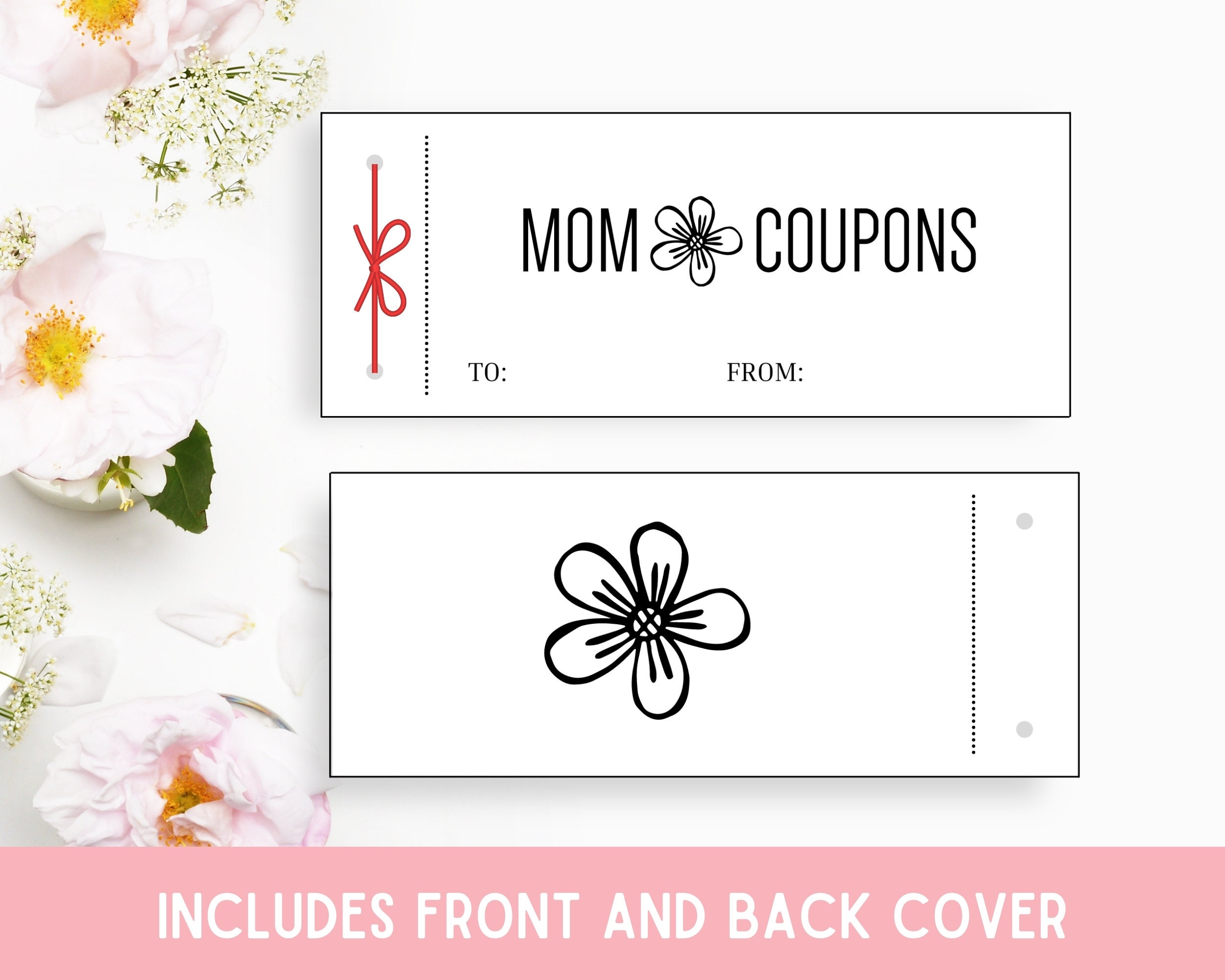 Mother's Day Gift Printable Coupon Book Template | Etsy