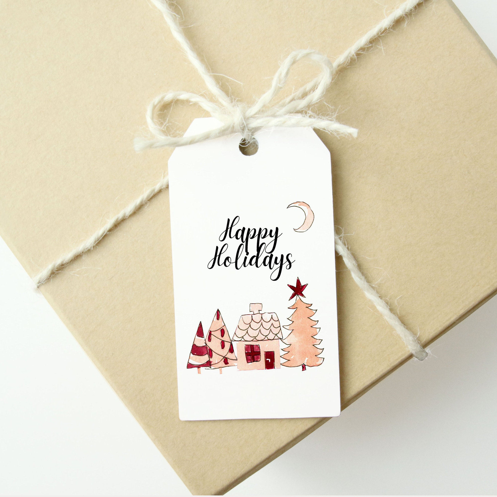 Christmas Tags Printable Christmas Gift Tags Holiday Favor - Etsy Canada