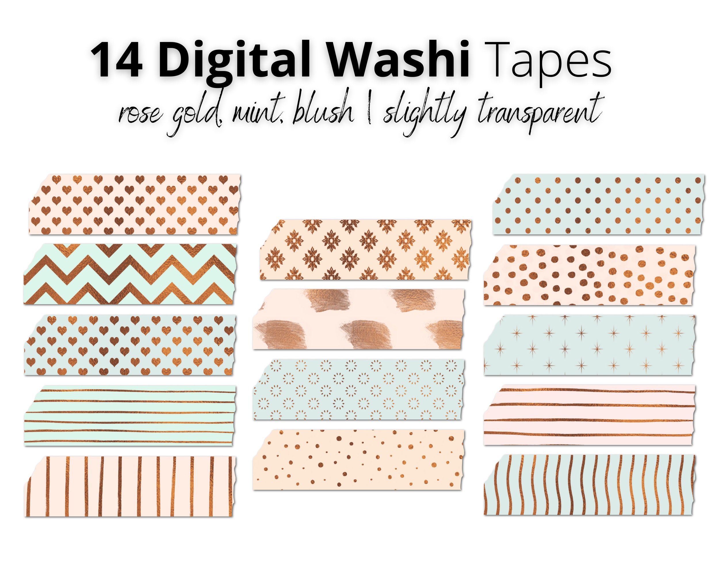 Free Digital Washi Tape - Designs By Miss Mandee