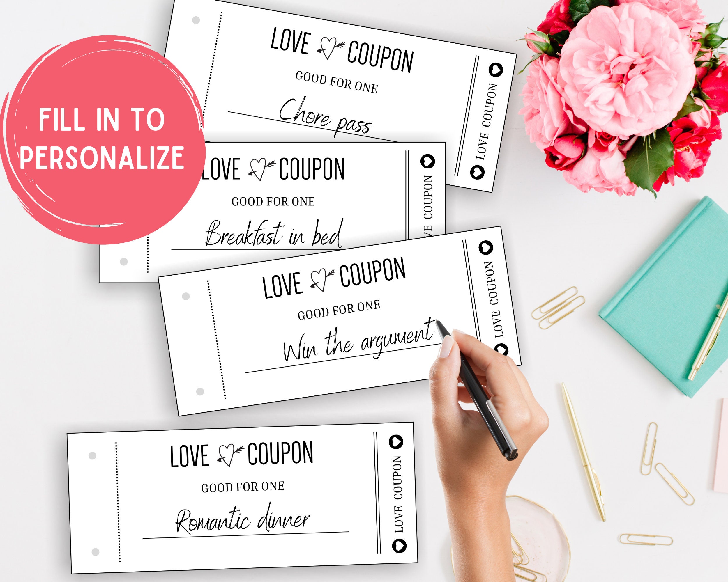 Printable Coupon Book Template Printable Coupon Book Blank Love 