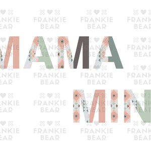 Aztec Pastel Mama Mini sublimation PNG, Mommy and me bundle sublimation, Boho Sublimation design, Digital download, Commercial Use License