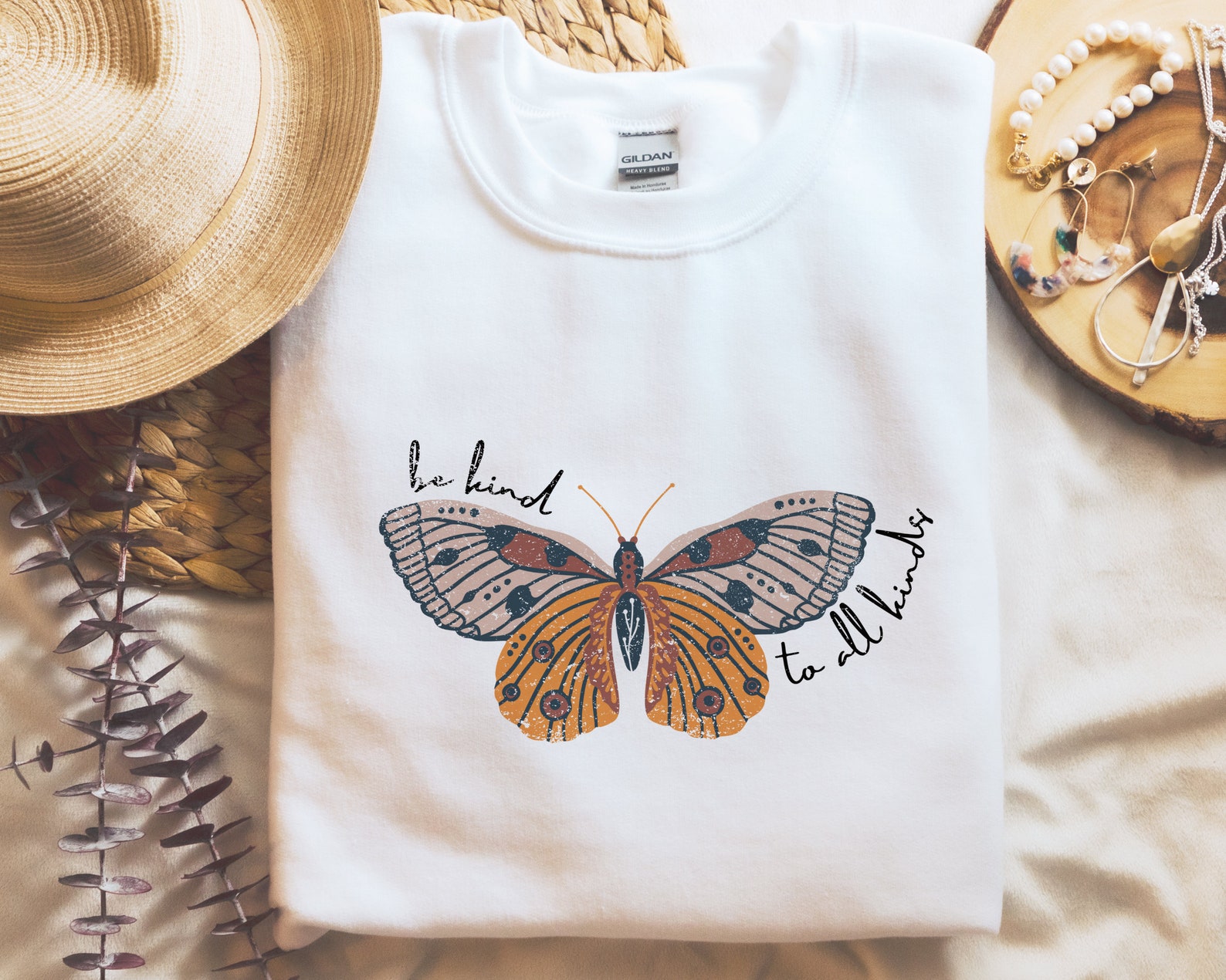 Butterfly Be Kind to All Kinds PNG Sublimation Download - Etsy