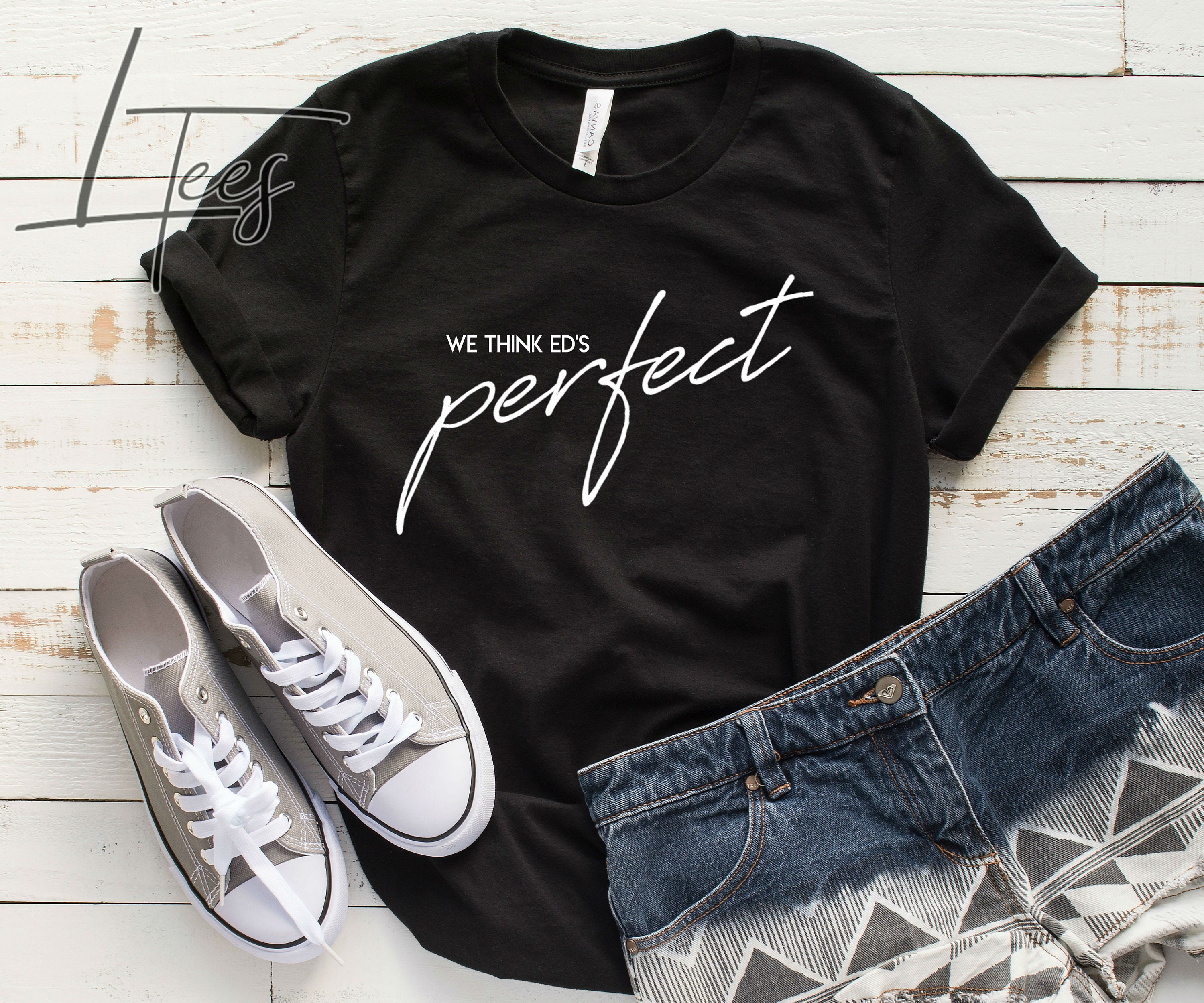 Ed Sheeran Shirt Concert Tee We think Ed's Perfect Tee Etsy