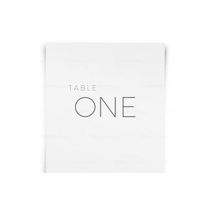 Simple Table Numbers | Modern Table Numbers | Modern Wedding Table Numbers | Minimalist Table Numbers | Instant Download | Printable | TN4