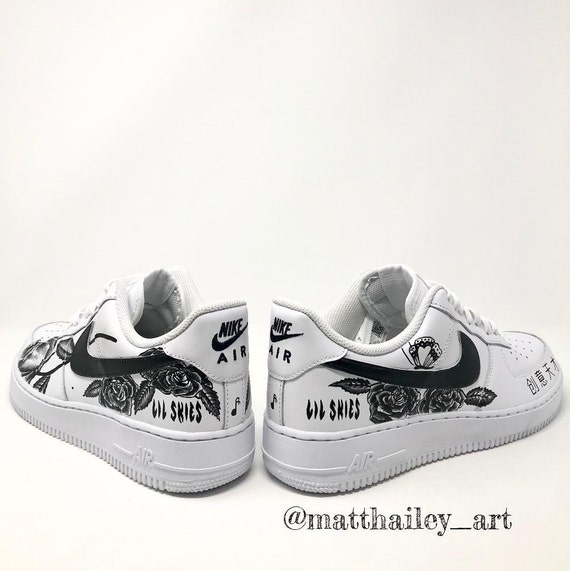 Lil Skies Inspired Custom Air Force 1 