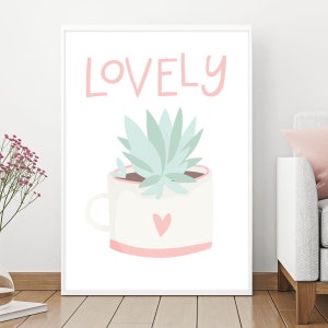Baby Shower, Kinderzimmer, Kaktus Poster, Kakteen, Kaktus Wandkunst, Sukkulente, Kaktus Kunst, Kaktus, Wandkunst, druckbar, Digitaler Download