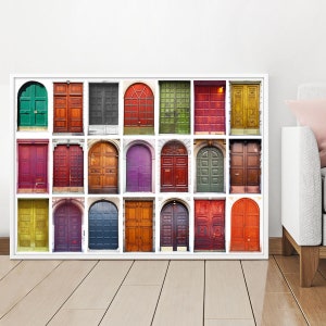 Doors, Doors Tiled, Greek Doors, Portuguese Doors, Turkish Doors, Spanish Doors, Italian Doors, Moroccan Doors, Poster Art, Digital Download