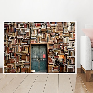 Books Print, Door Print, Door Poster, Poster Print, Digital Download, Canvas Print, Digital Prints, Home Décor, Wall Hangings, Wall Décor