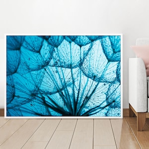 Dandelion, Dandelion Wall Art, Dandelion Print, Dandelion Close Up, Dandelion Poster, Wall Hangings, Wall Décor, Digital Prints, Home Décor