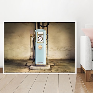 Gas Pump, Vintage Gas Pump, Petrol Pump, Urban Art, Printable Poster, Digital Prints, Wall Décor, Printable Canvas, Home Décor, Urban Decor