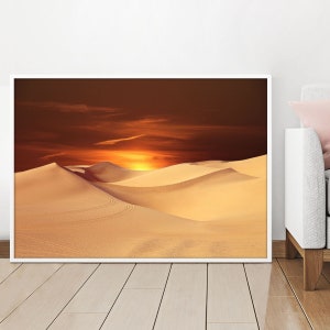 Desert, Desert Print, Sunrise, Wall Art, Printable, Home Decor, Large Digital Download, Desert Photo, Instant Download, Wall Print, Gifts