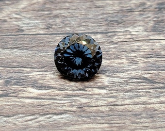 9mm Sapphire Blue Portuguese Cut Moissanite