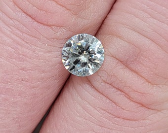 7mm Round Cut Ice Blue Moissanite