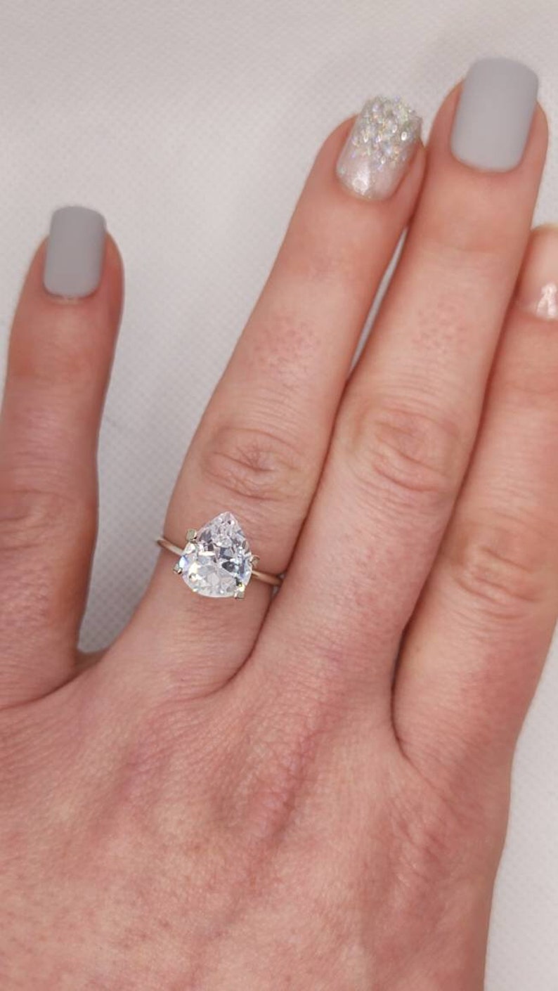 CZ Gemstone/Engagement Ring Try On Kit image 7