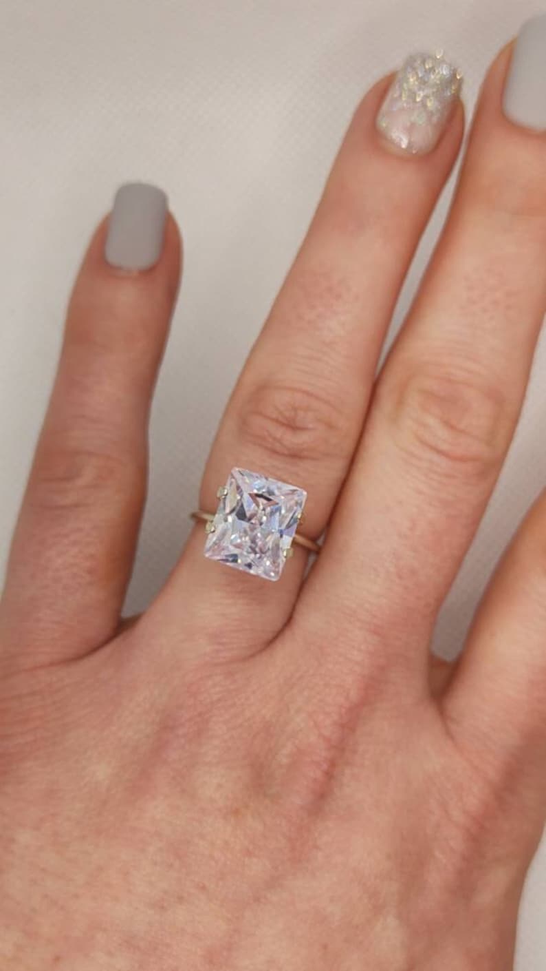 CZ Gemstone/Engagement Ring Try On Kit zdjęcie 8