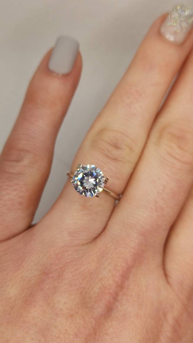 CZ Gemstone/Engagement Ring Try On Kit image 9