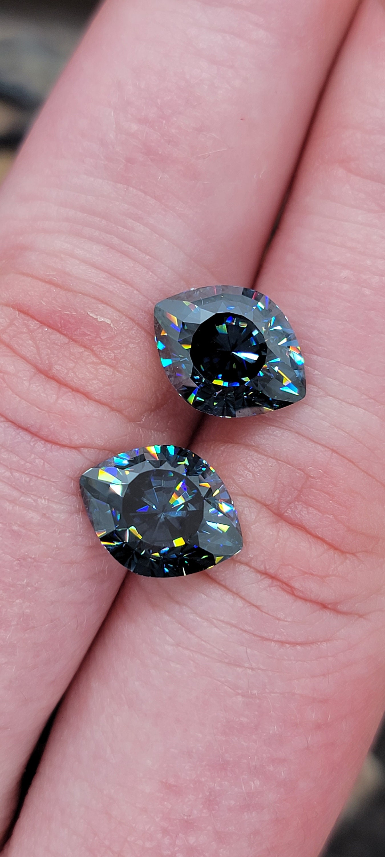 Peacock moissanite sale