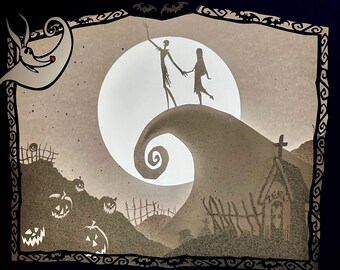 The Nightmare Before Christmas: Jack and Sally LED Delightbox™