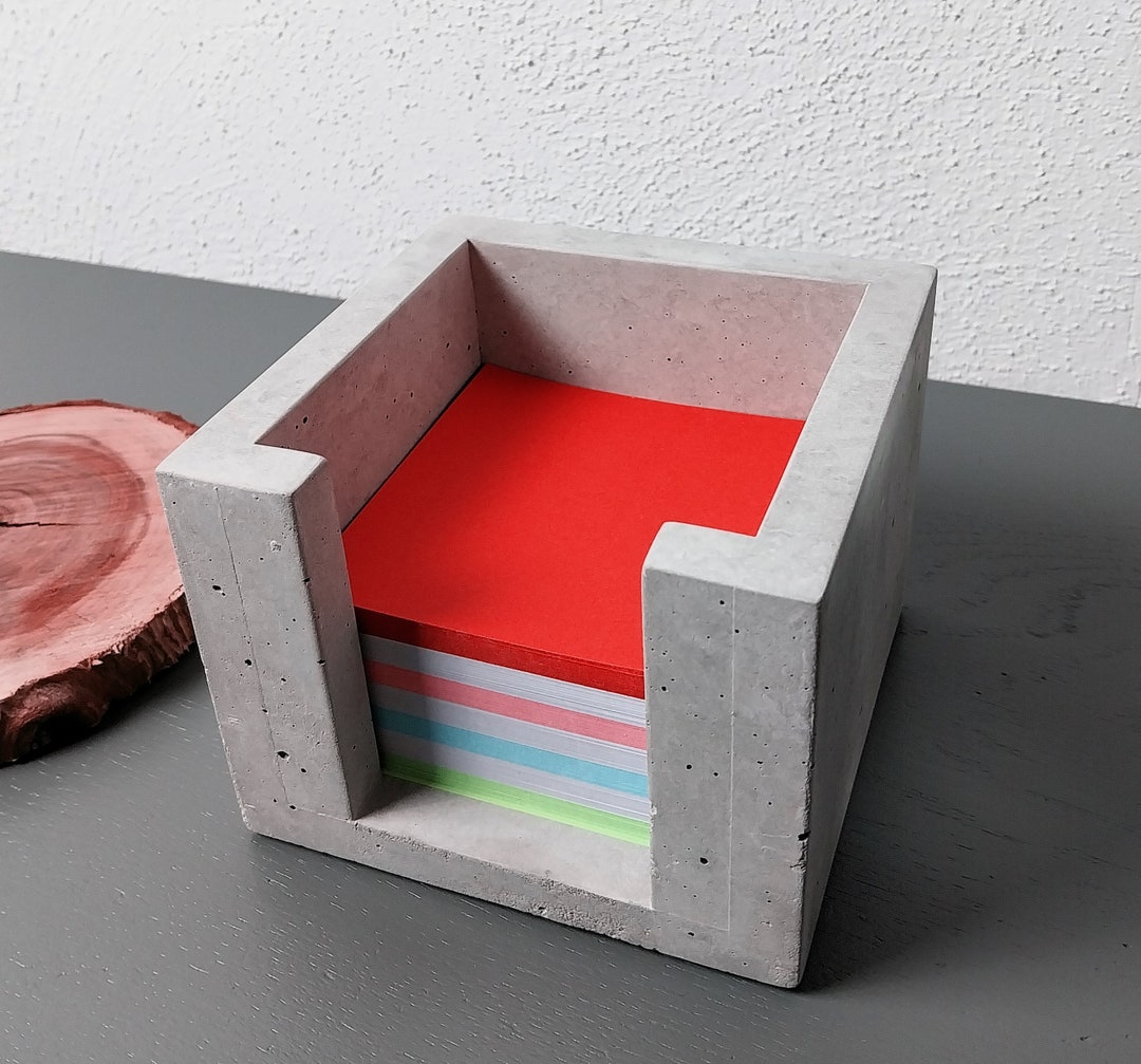 Concrete Note Box - Etsy