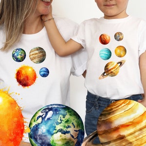 9 thermocollants système solaire, soleil et planètes à repasser, explorateurs de l'espace, thermocollants planètes pour enfants, explorer l'espace image 10