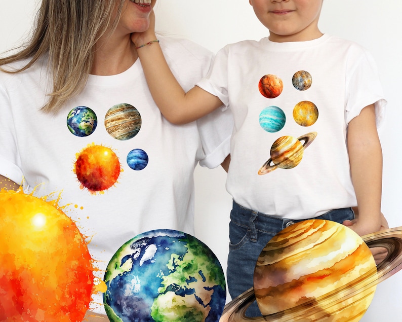 9 thermocollants système solaire, soleil et planètes à repasser, explorateurs de l'espace, thermocollants planètes pour enfants, explorer l'espace image 10