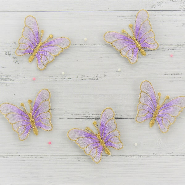 5 Butterfly Application, Ironing Picture, Patch~