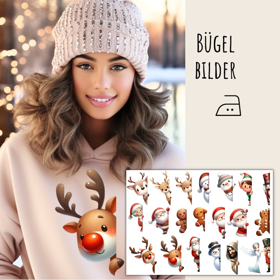 Funny Christmas Ironon Pictures Ironon Christmas Pictures Etsy