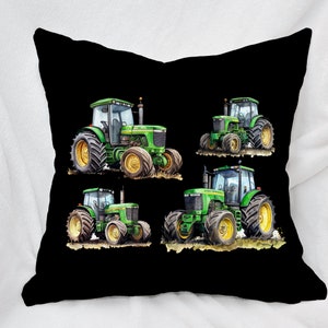 4 iron-on images yellow green tractor, tractor iron-on image agricultural machine image 8