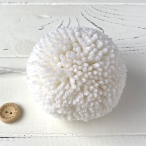 Pompon grande in lana, 8 cm, pompon vari colori, SKU 5.000.544