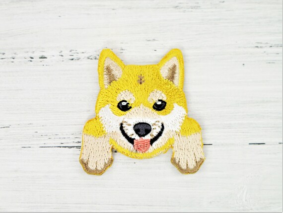 Cute Shiba Inu Application For Ironing Or Sew On Shiba Puppy As Patch Motif Approx 4 Cm Tall Ironing Picture Japanese Dog Breed