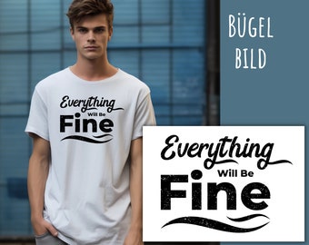 Cool iron-on transfer, cool T-shirt design, modern iron-on patch, black and white, urban style for everyone, young and old, SKU 5.000.293