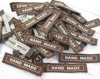 50 Label, Handmade, Label, Fabric Label, Cheap